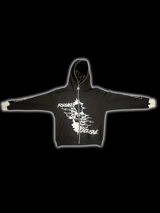 Black ETERNAL BLOOM Fullzips